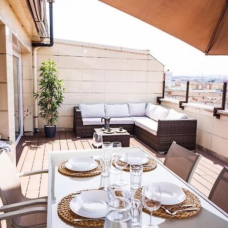 Lujoso Atico Entre 2 Playas Con Garaje, Terraza, Vistas Y Wifi Gijón Exterior foto